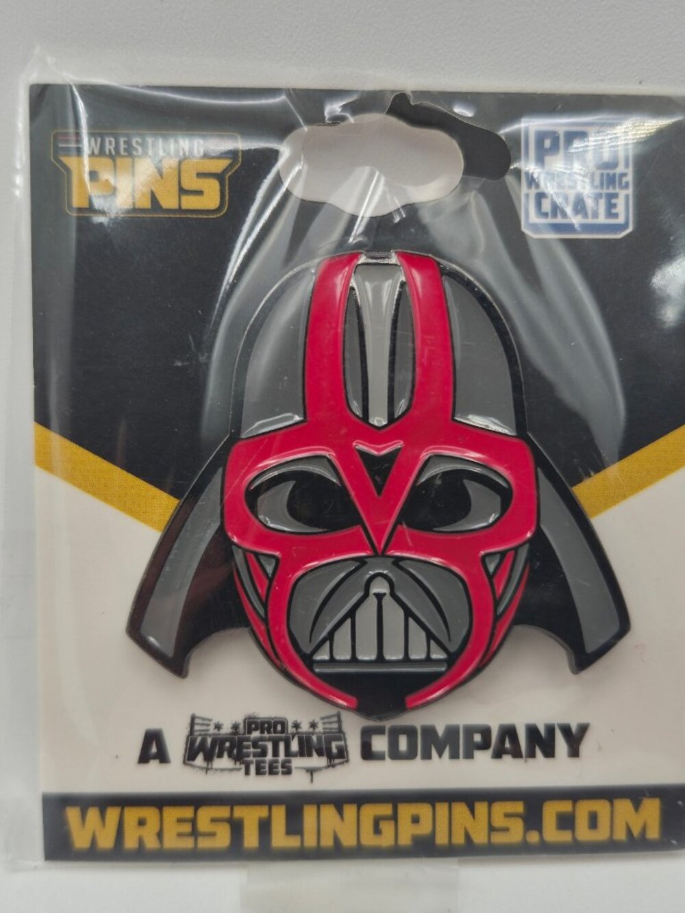 WWE DARTH VADER Big Van Vader AEW All Elite Crate Lapel Pin